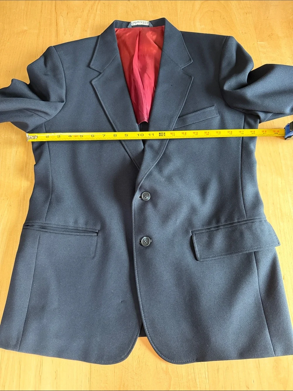 Vintage Classic COLLECTION Navy Suit with Red Lining